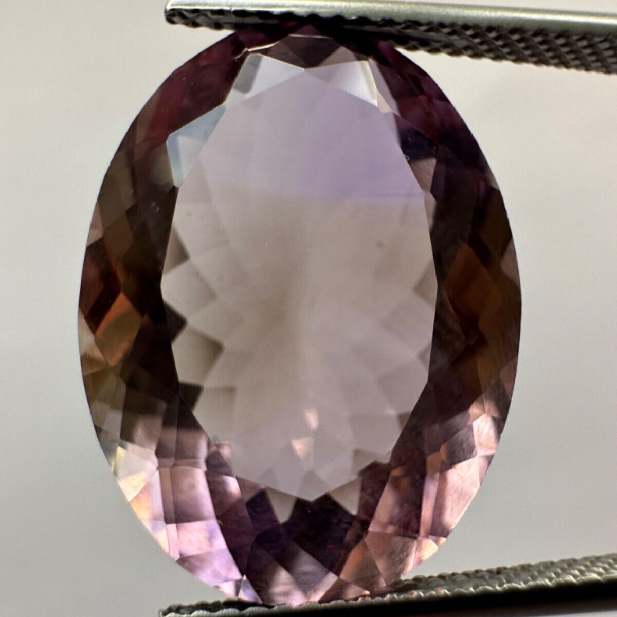 Ametrine A Piece of Nature with Beautiful colour Play 20mm x 15mm 15,09cts