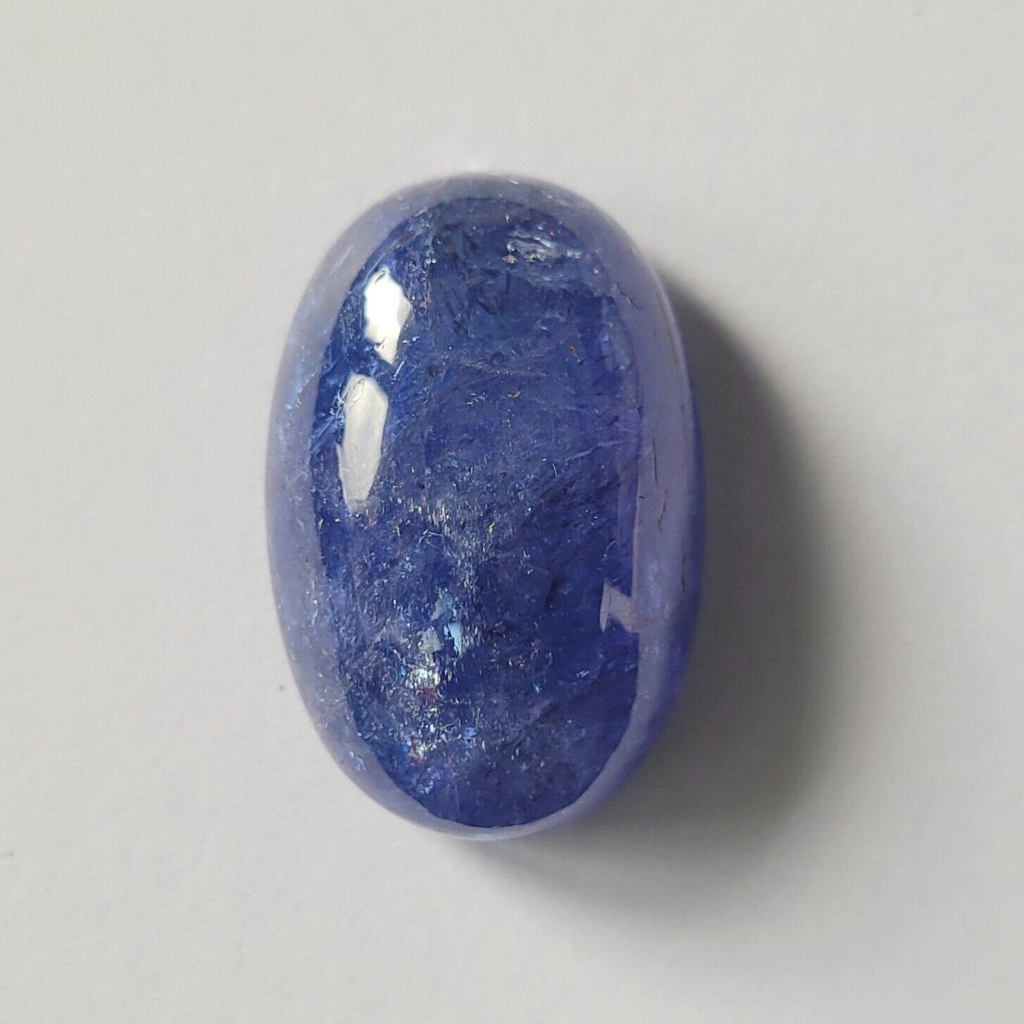Tanzanite Natural Blue Cabochon 28 x18.5 mm 53,22 Carats Huge From Tanzania