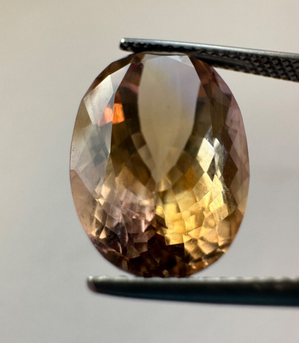 Ametrine Represents the Pure Diversity and Delightness of Nature 16,8mm x 11,2mm 9,01cts
