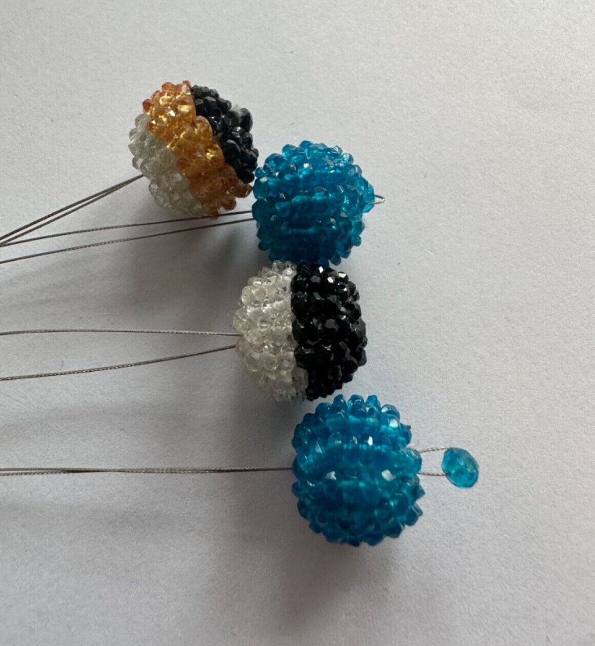 Gemstone Couple With Raised Pearls In A Beach, Very Beautiful Couples Apatite And Spinel