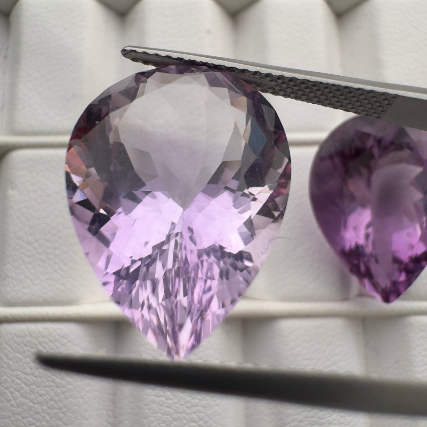 Radiant Amethyst Drop faceted