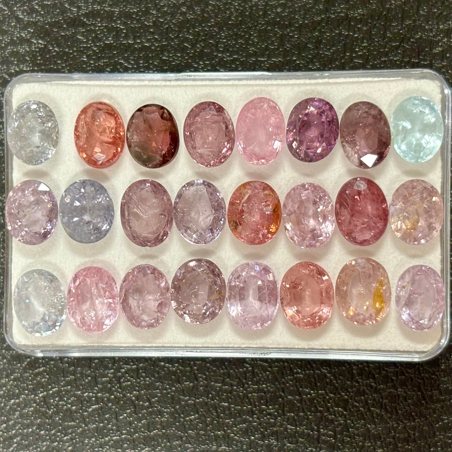 1 piece Spinel Oval Faceted With Inclusions Approx. 8-8.4 x 6-6.8 mm 1.7 Cts.
