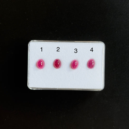 Alluring Rubin Oval Cabochon