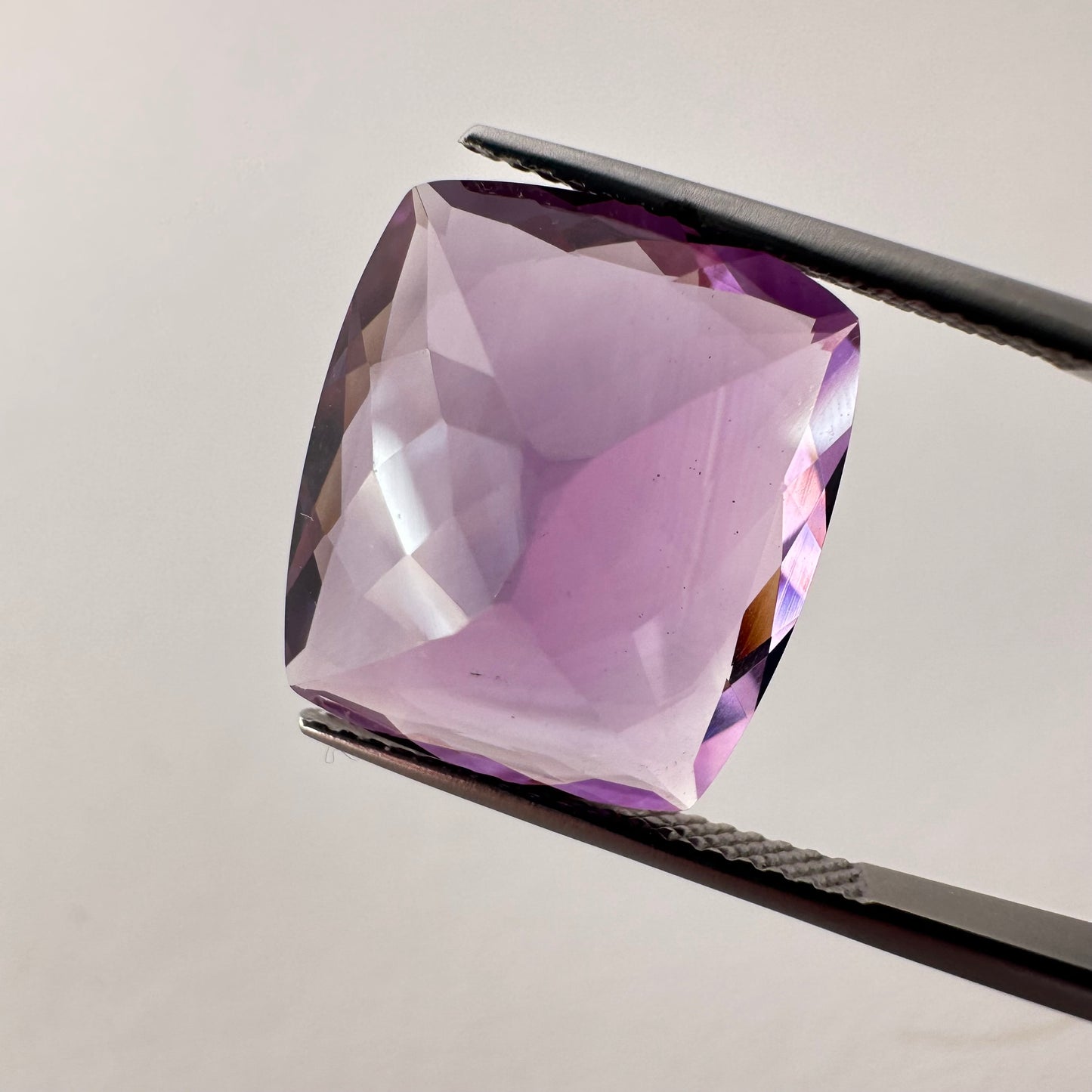 Radiant Beauty of Antique Cut Amethyst 12.12cts