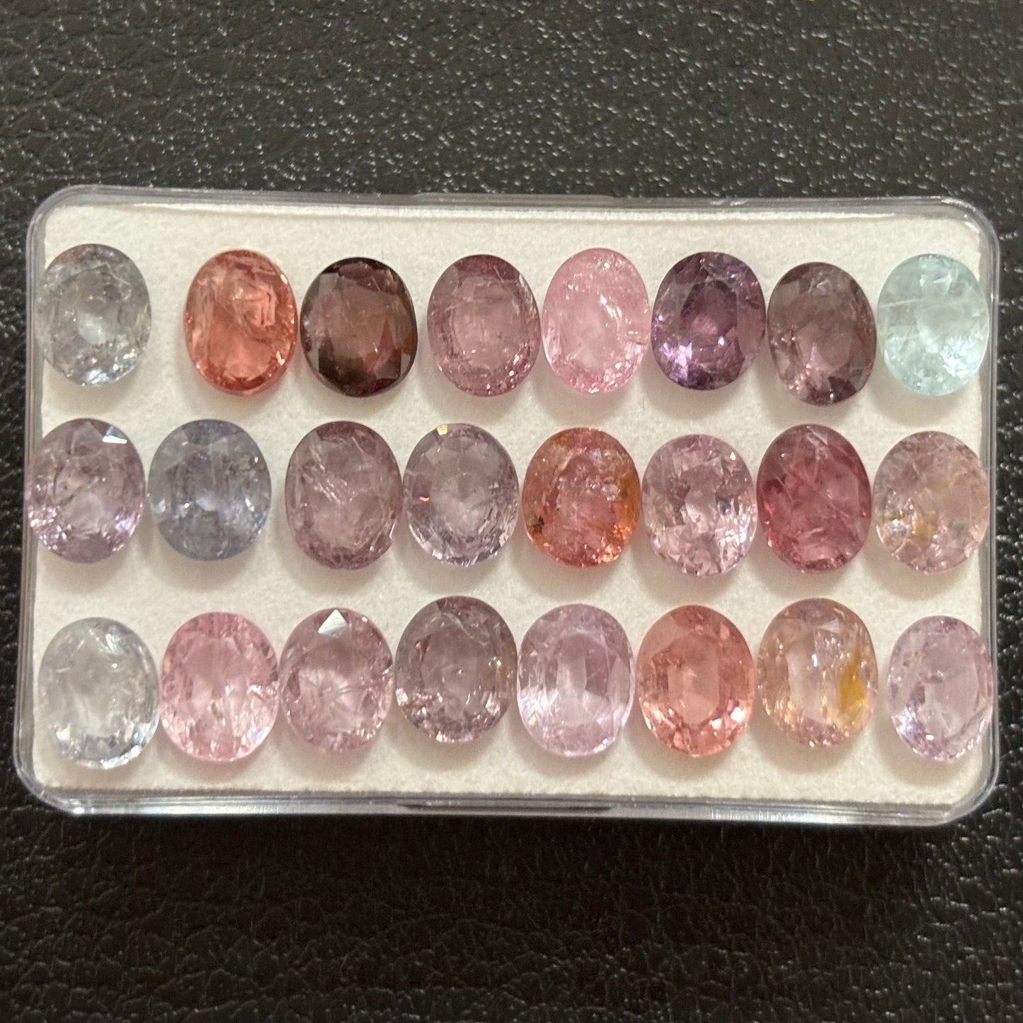 1 piece Spinel Oval Faceted With Inclusions Approx. 8-8.4 x 6-6.8 mm 1.7 Cts.
