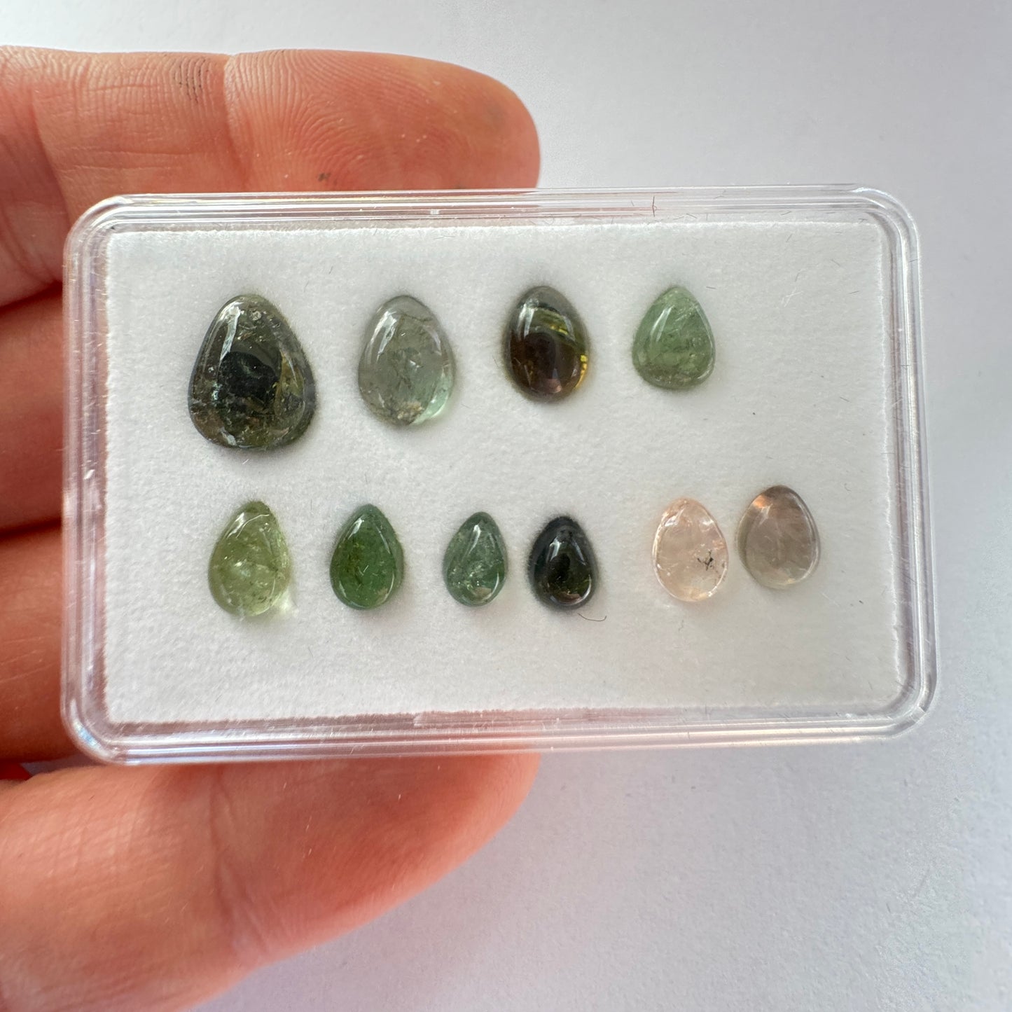 Timeless Beauty With Tourmaline In Natural Shades Drop Shape
