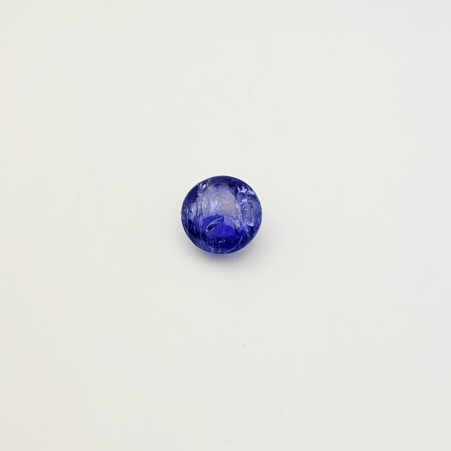 Wunderschöner blauer Tansanit-Cabochon 13,43 ct rund