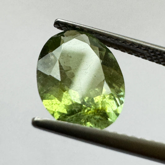 Exquisiter, grüner Turmalin in ovaler Form 11,5 x 8,9 x 4,5 mm 2,65 ct