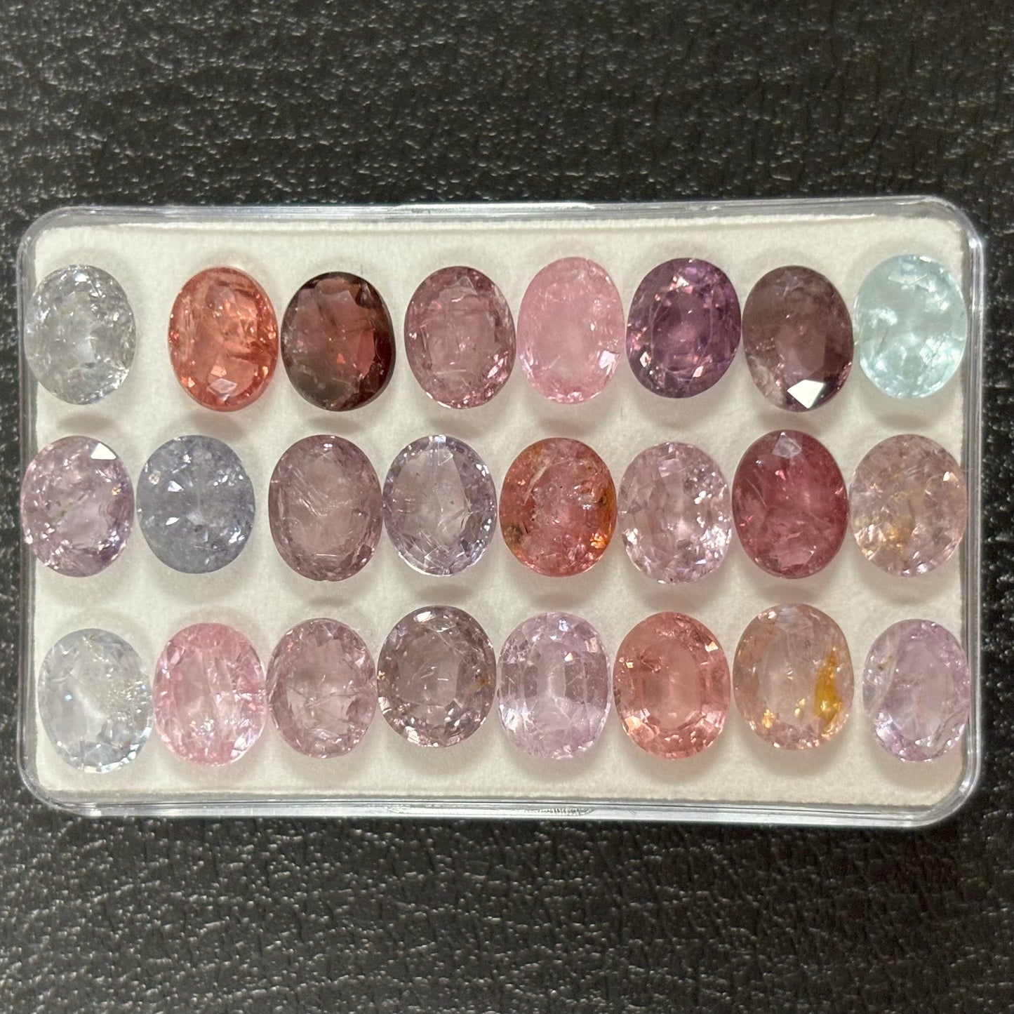 1 piece Spinel Oval Faceted With Inclusions Approx. 8-8.4 x 6-6.8 mm 1.7 Cts.