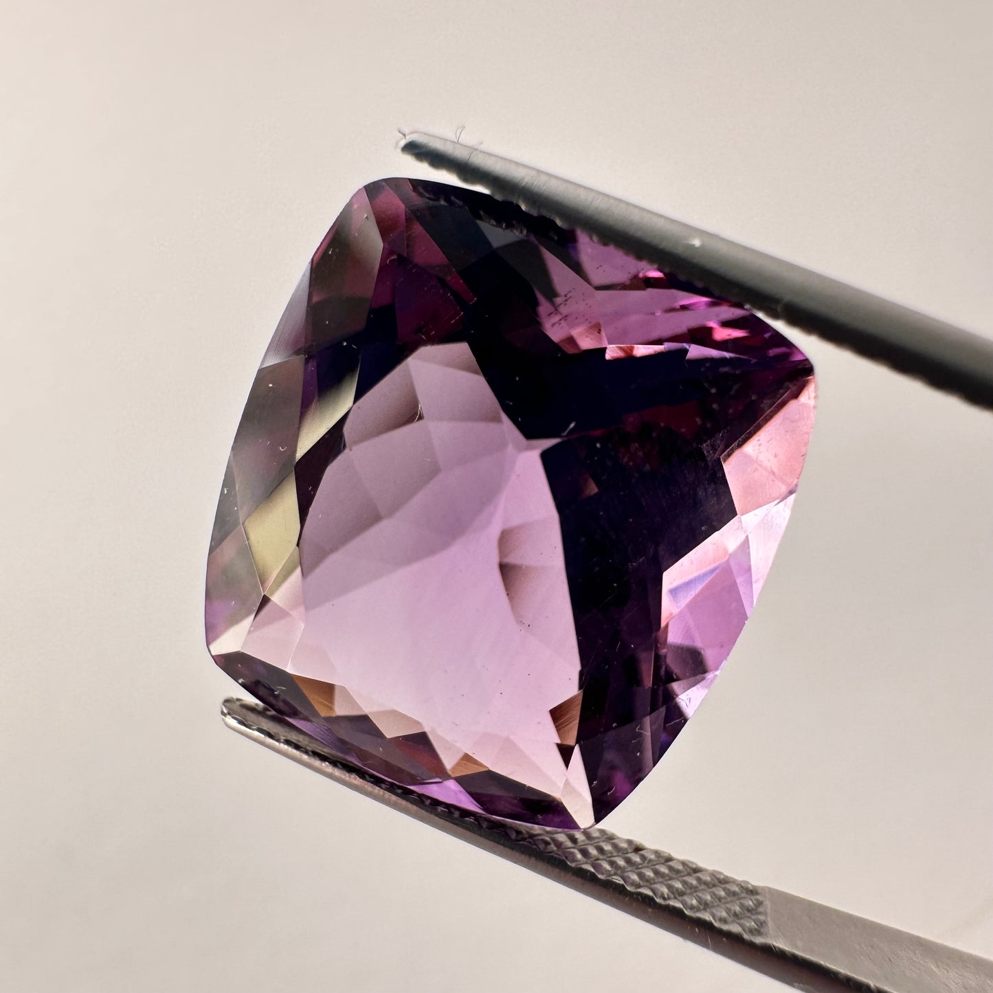 Radiant Beauty of Antique Cut Amethyst 12.12cts