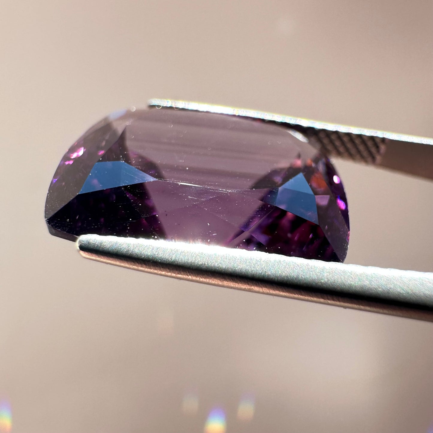 Radiant Beauty of Antique Cut Amethyst 12.12cts