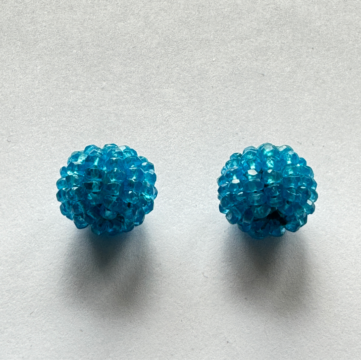 Apatite Pair With Raised Pearls Set of 2