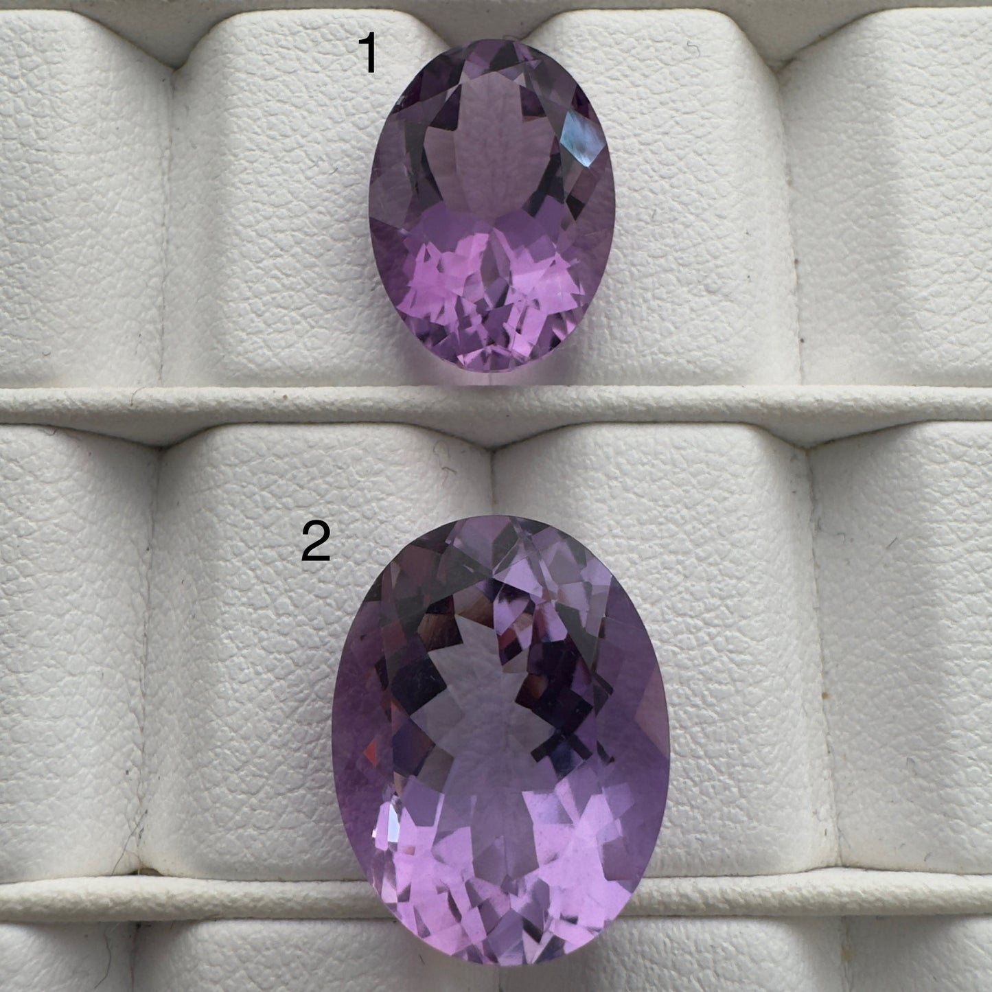 Amethyst,Oval faceted,
