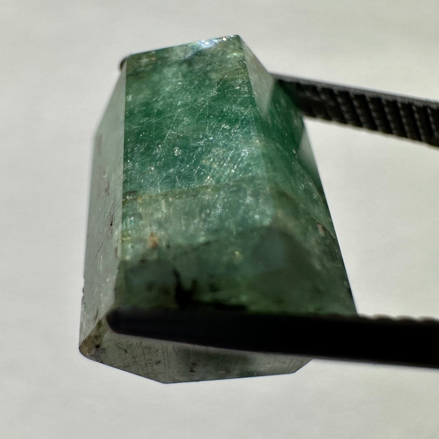 Energetische grüne Smaragd lose Perlen gebohrt