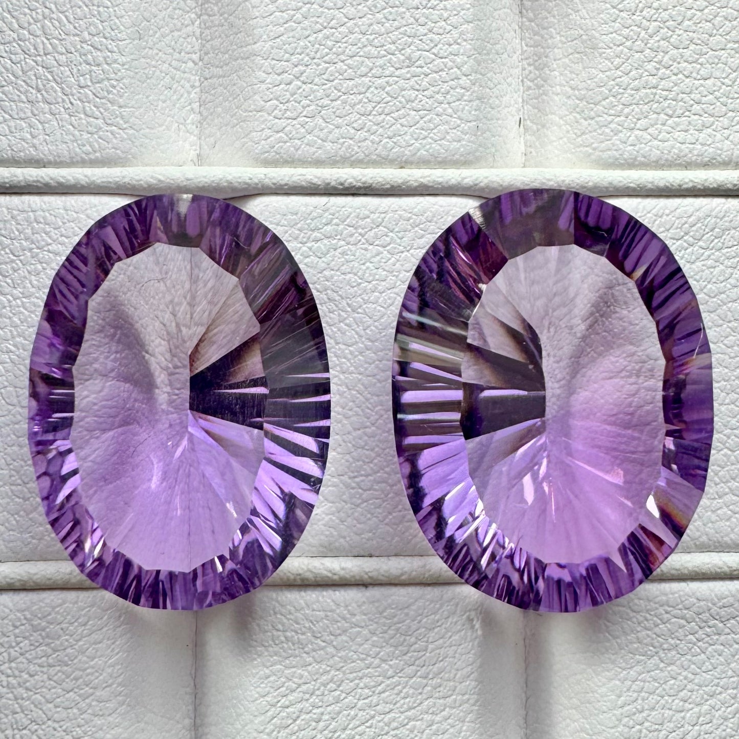 1 Piece Purple Amethyst Oval Cut Faceted Very Nice Selection Glittering
