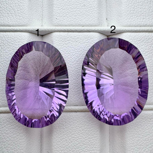 1 Piece Purple Amethyst Oval Cut Faceted Very Nice Selection Glittering
