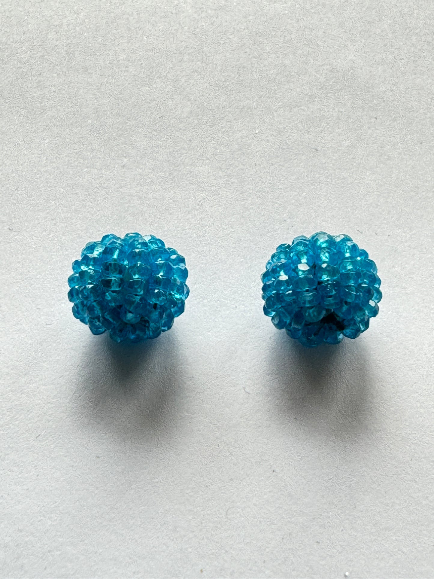 Apatite Pair With Raised Pearls Set of 2
