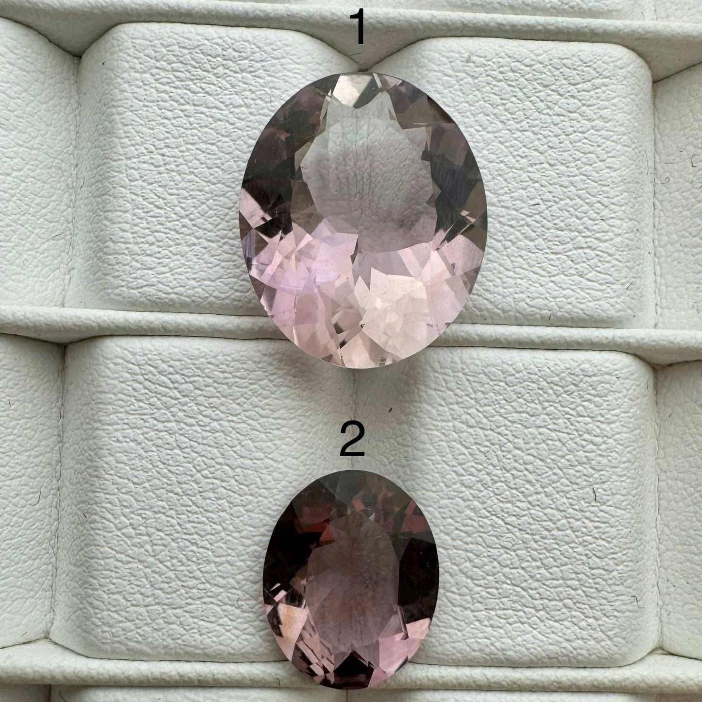 1 piece Amethyst Light Purple Cut Facetted Very Nice A+