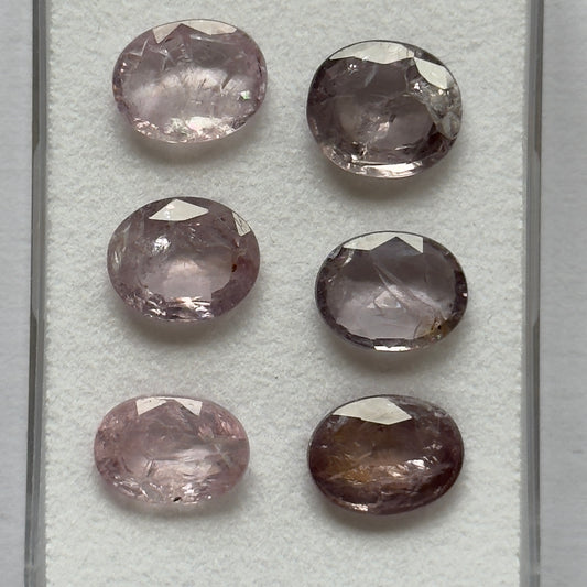 Spinell, oval, facettiert