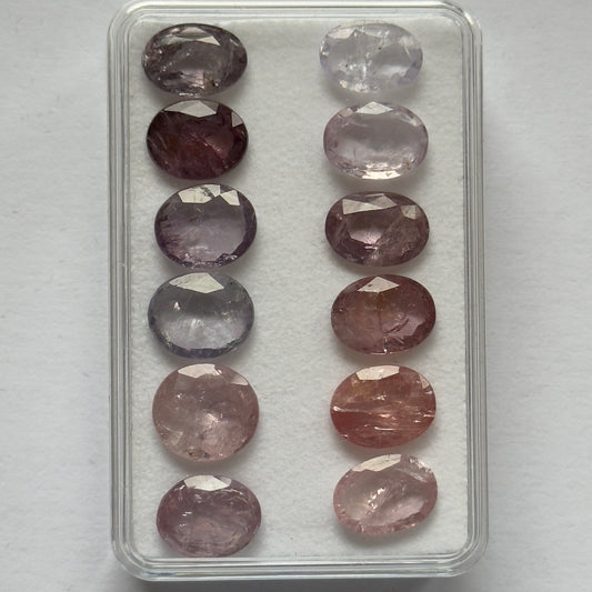 Spinell, oval, facettiert