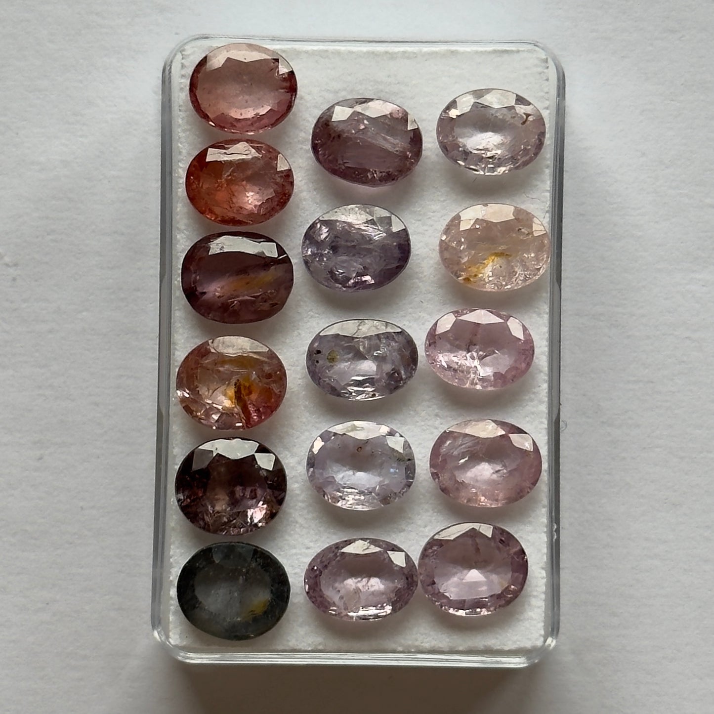 Many colour Spinel Faceted Oval