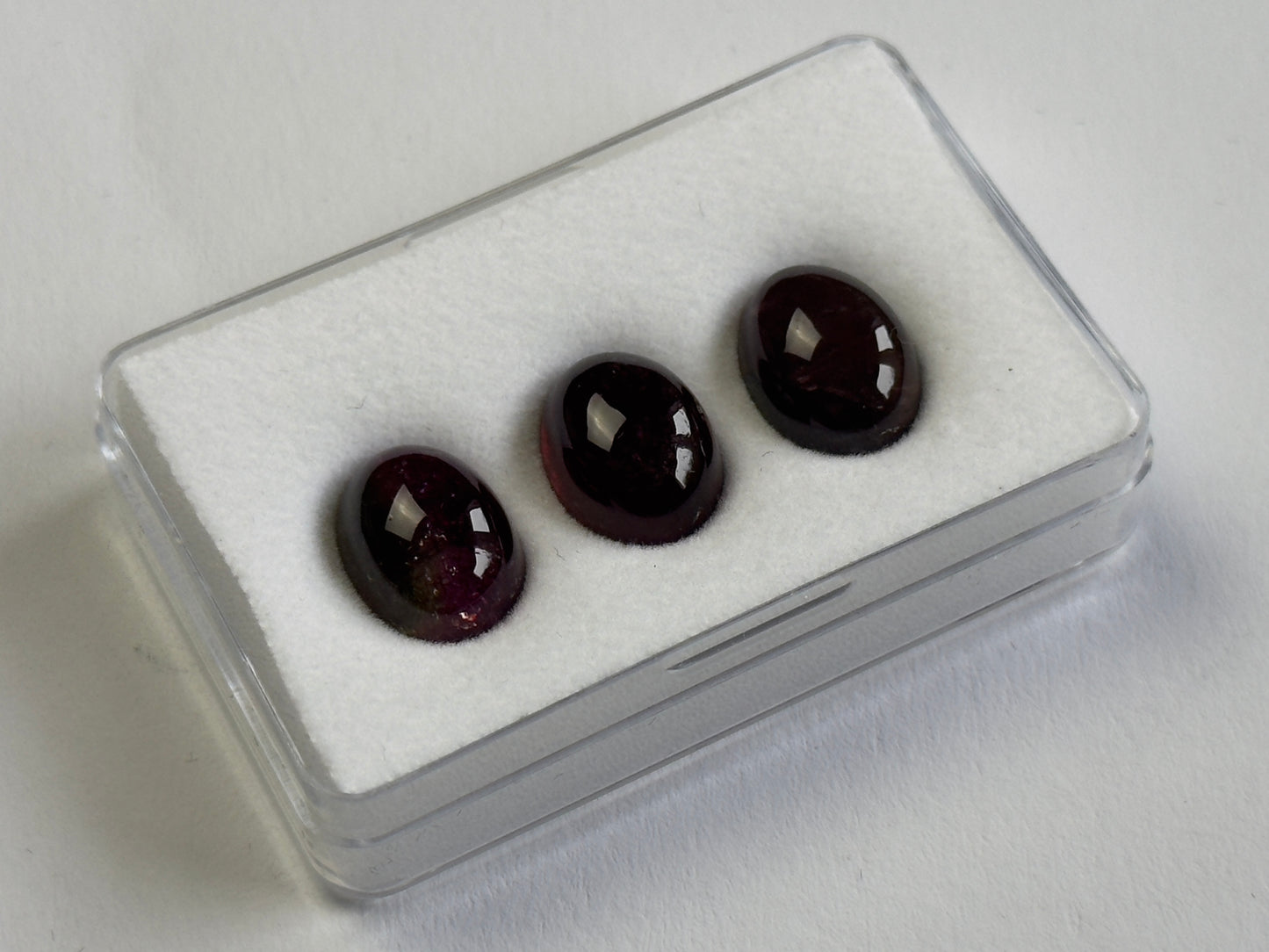 Dark Pink Tourmaline Cabochon Oval 14 x 10 mm