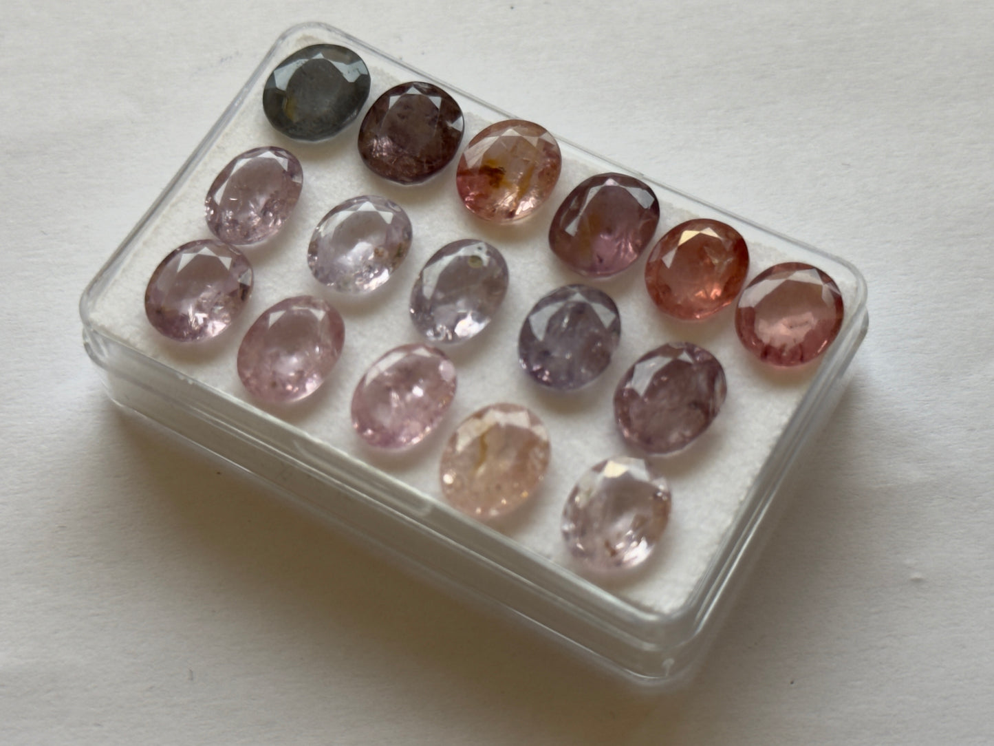 Many colour Spinel Faceted Oval
