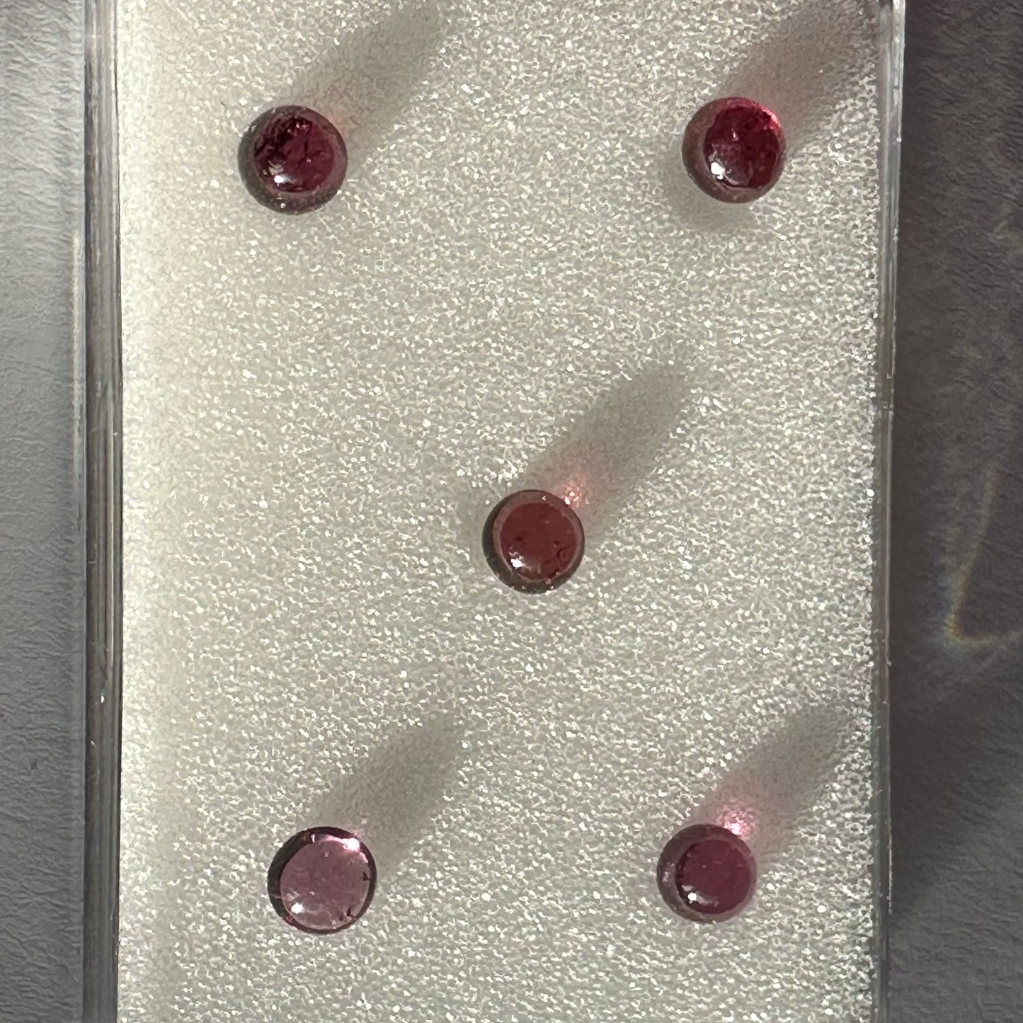 Ruby Round Cabochon 4.5mm With Inclusions