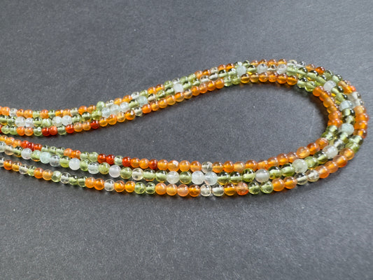 Colourful, round polished smooth Multi Beads