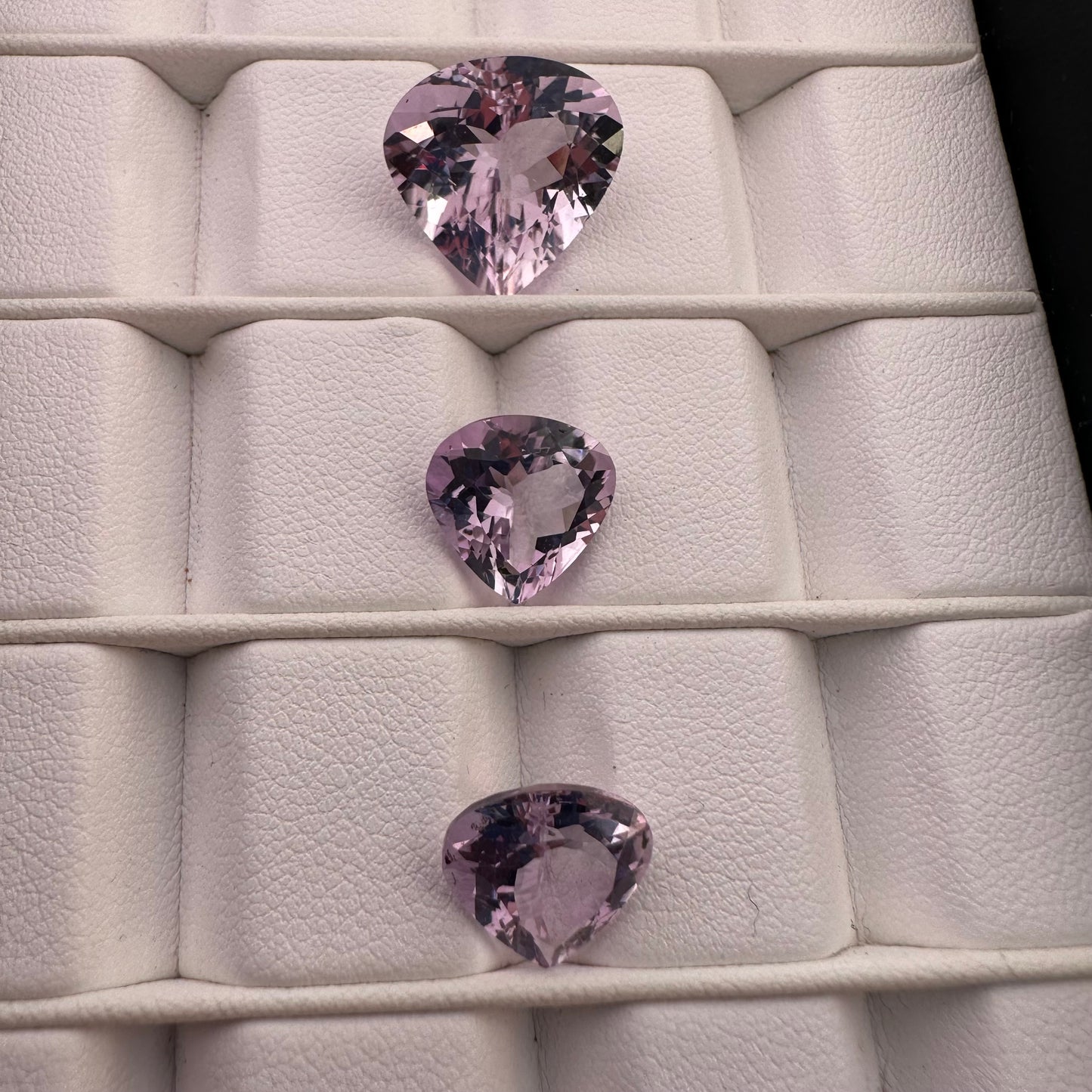 Beautiful Drop Shaped Amethyst in Bright Sparkling Purple
