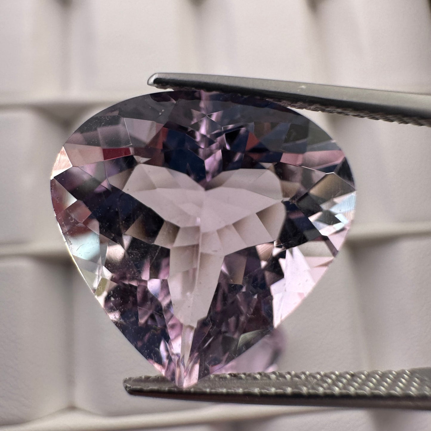 Beautiful Drop Shaped Amethyst in Bright Sparkling Purple