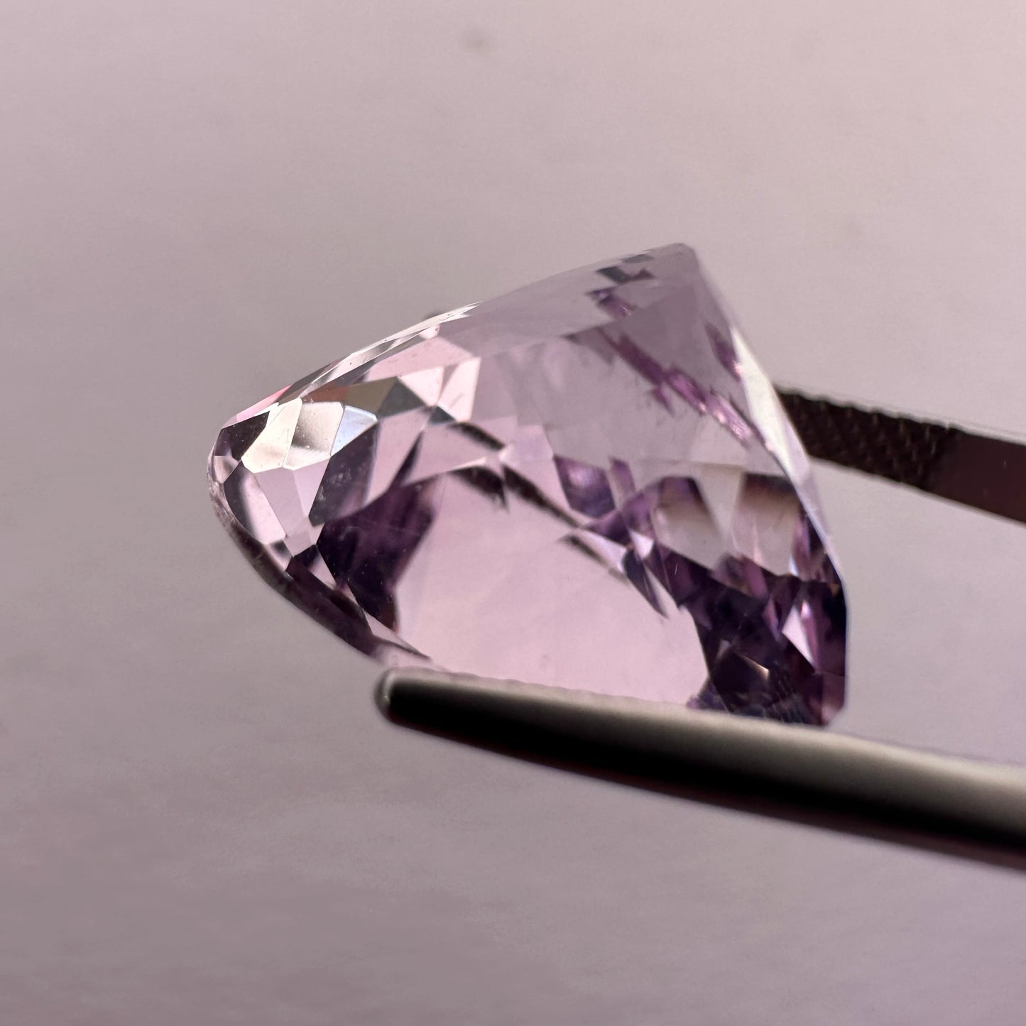 Beautiful Drop Shaped Amethyst in Bright Sparkling Purple