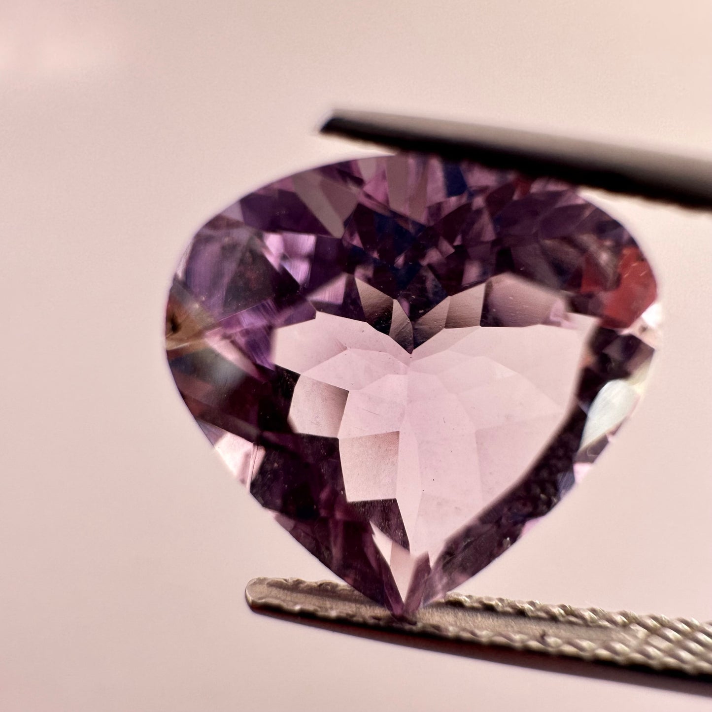 Beautiful Drop Shaped Amethyst in Bright Sparkling Purple
