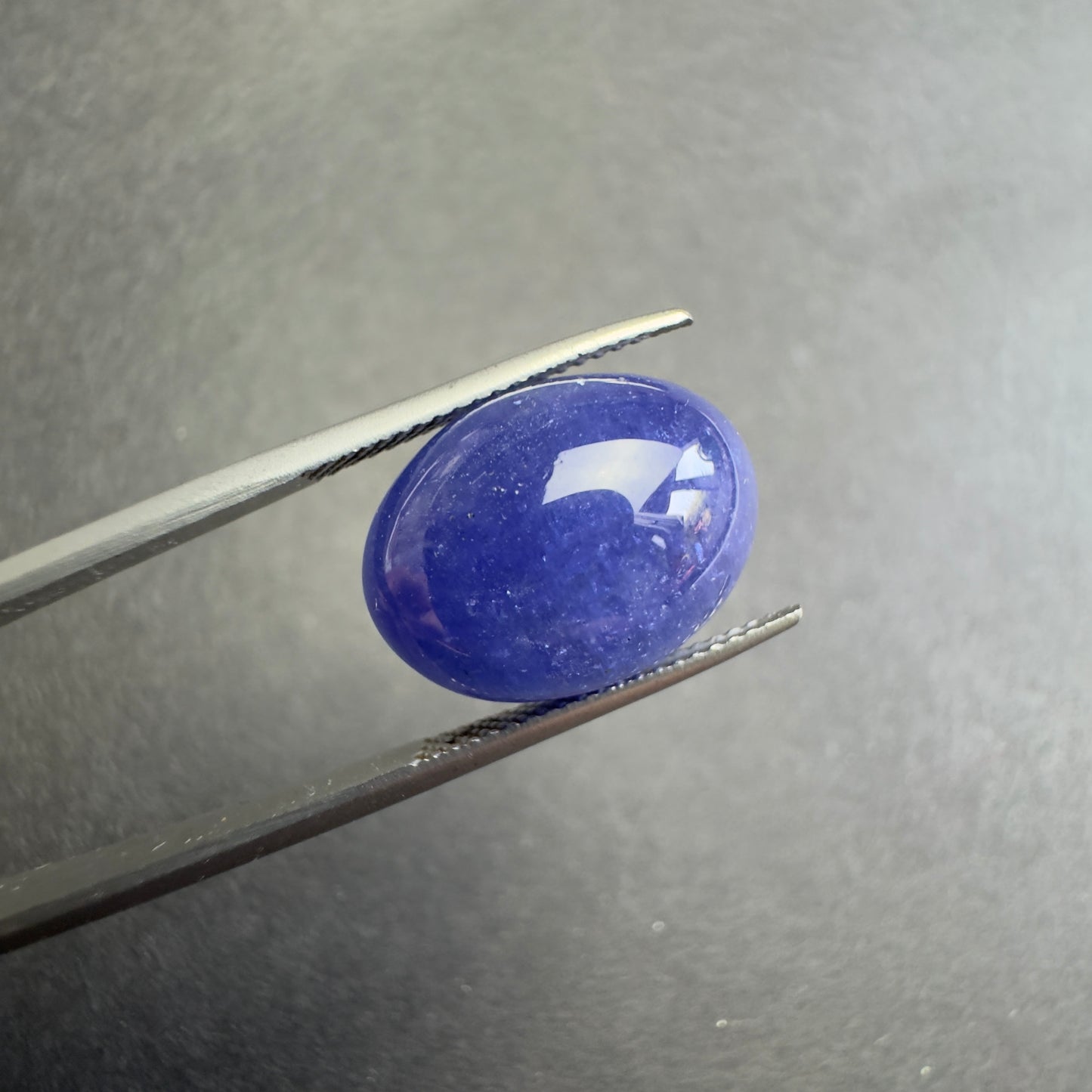 Tansanit Natur Blau Cabochon Oval