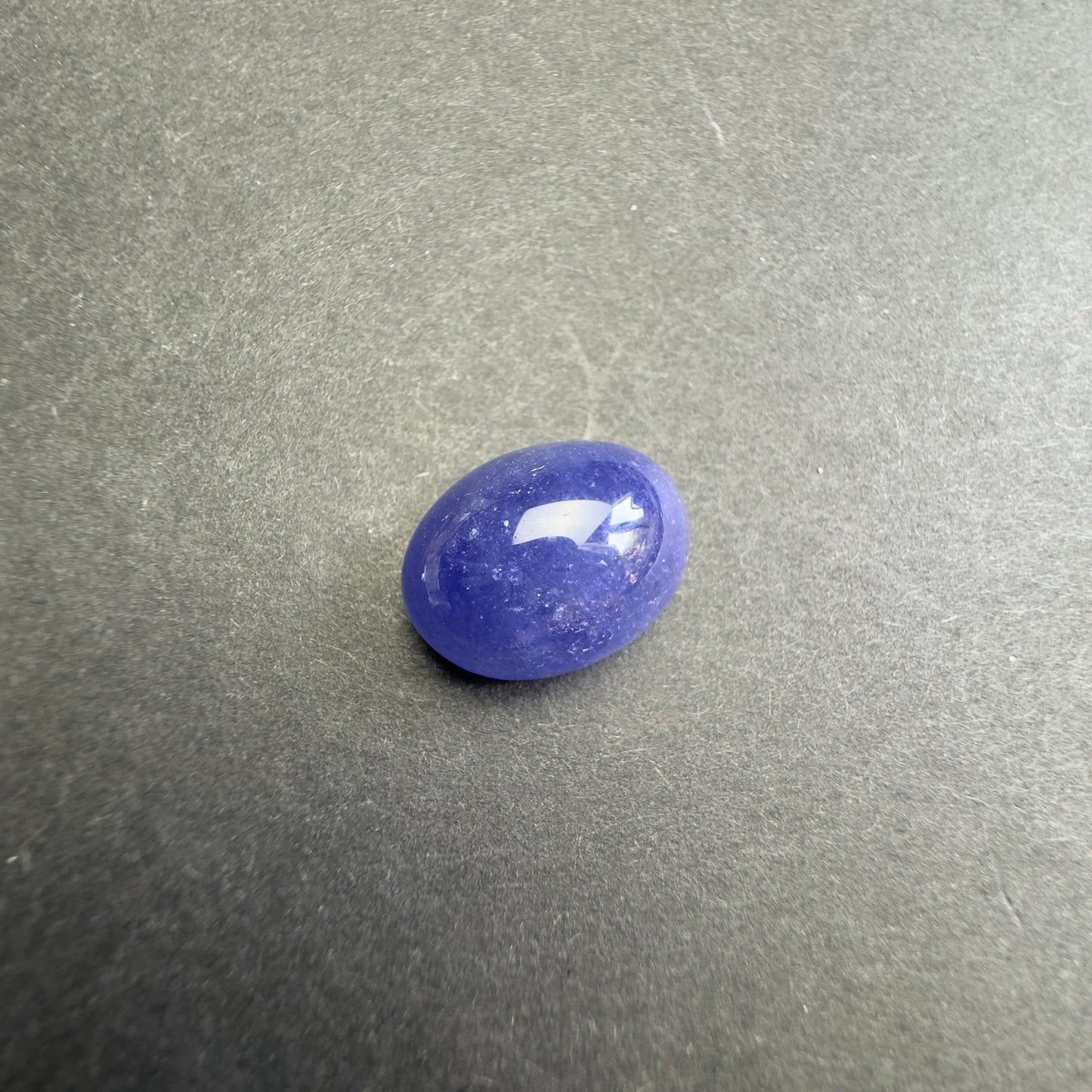 Tansanit Natur Blau Cabochon Oval