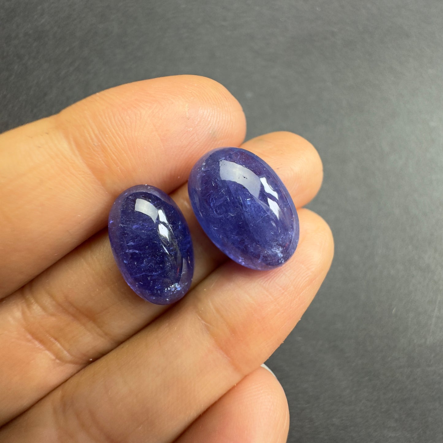 Tanzanite Natural Blue Cabochon Oval