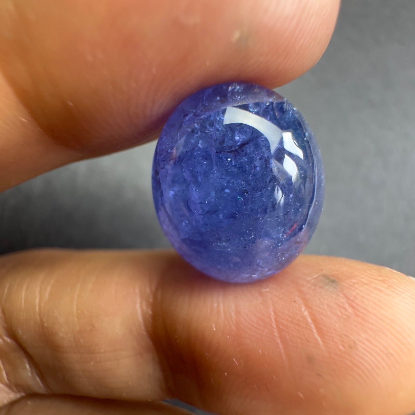 Tanzanite Natural Blue Cabochon Oval