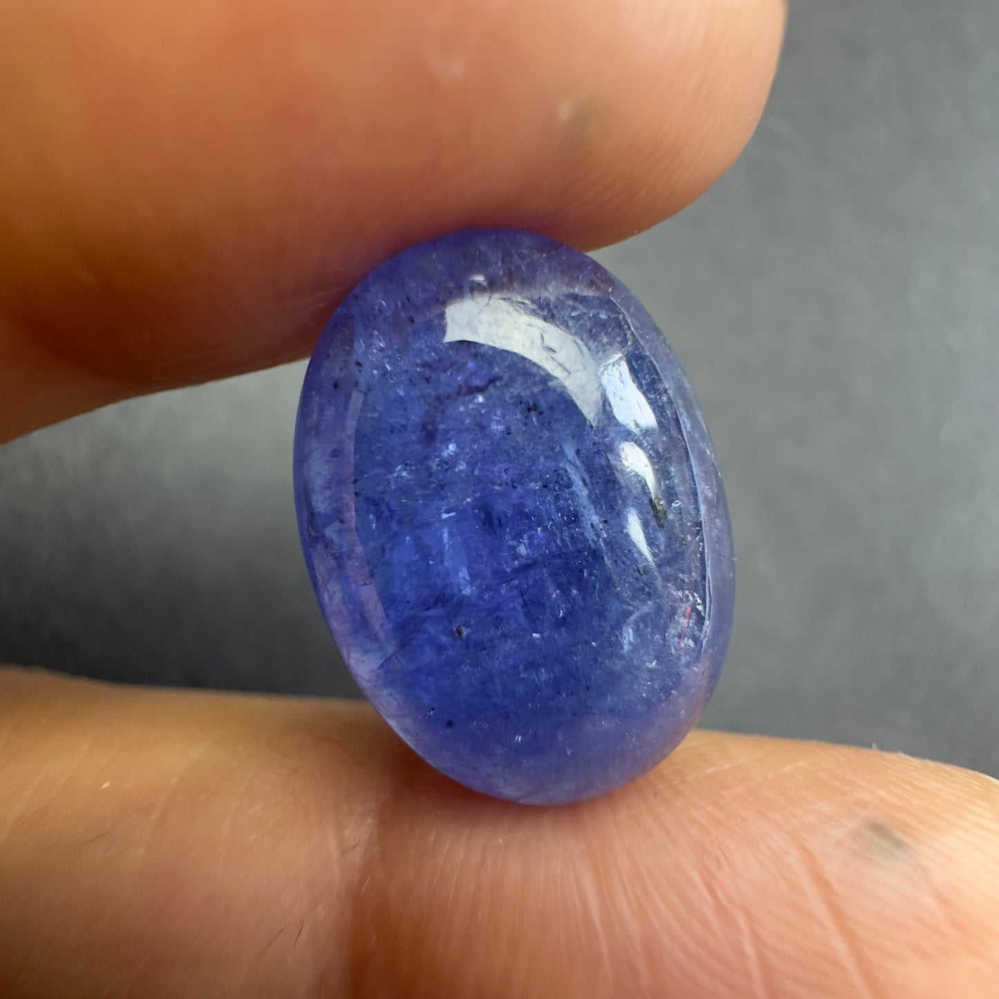 Tanzanite Natural Blue Cabochon Oval Shape