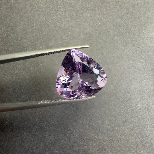 Purple Amethyst Drop Loose Stone, 16x15.8 mm – view 2 of 4