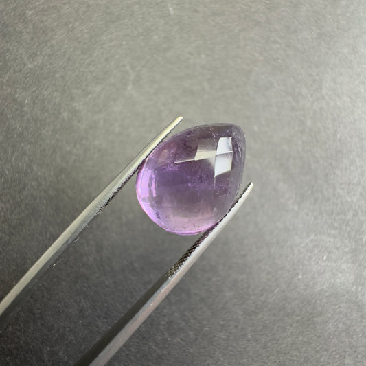 Purple Amethyst Drop Loose Stone, 17.4x13.4 mm – view 2 of 4