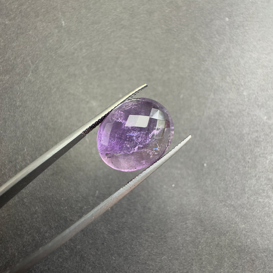 Purple Amethyst Oval Loose Stone, 14.54 ct, 16.5x13.8 mm – view 2 of 4