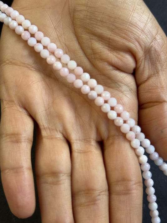 Besonderer Anlass? Eine Halskette aus rosa Opal, die auffällt! 49,28 Karat