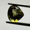 Unique Dark Green Tourmaline In Pear Shape 7.5mm x 7.7mm 4.50cts