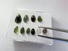 Timeless Beauty Cabochons Tourmaline In Natural Tones Teardrop Shape With Choice