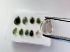 Timeless Beauty Cabochons Tourmaline In Natural Tones Teardrop Shape With Choice