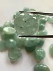 5 Pieces Polished Blue Greenish Aquamarine With Inclusions In Various Shapes