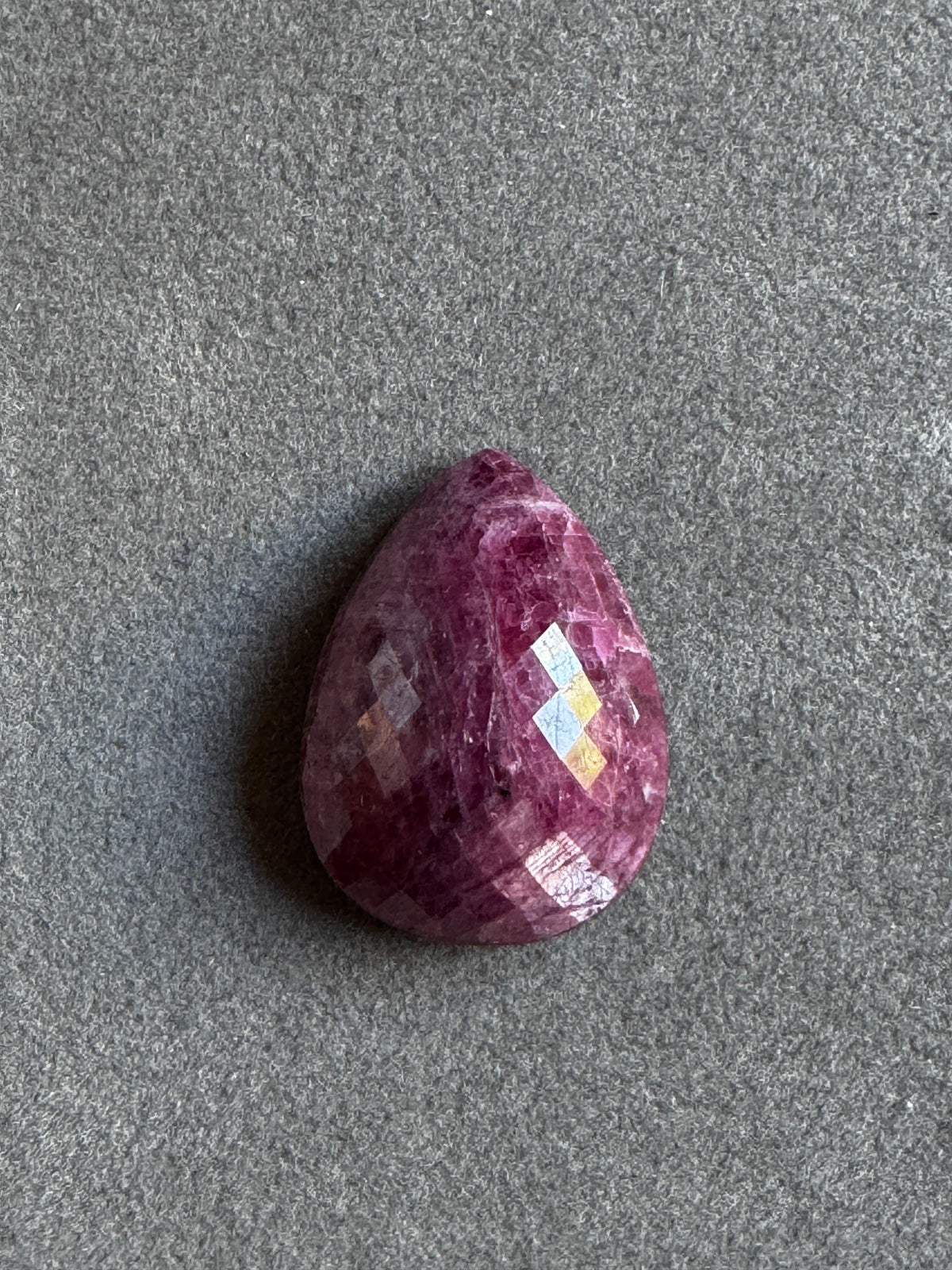 Ruby cabochons