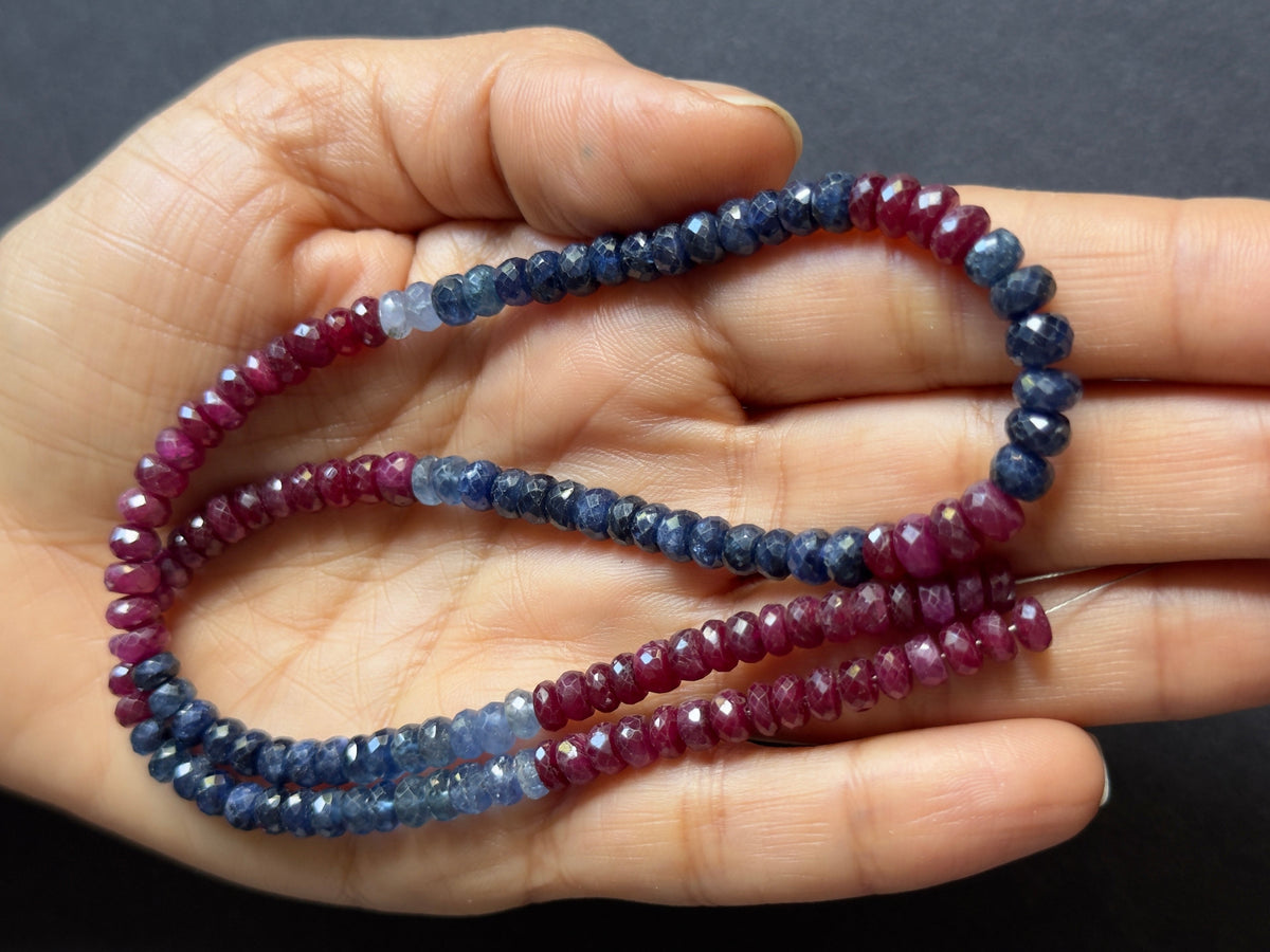 Sapphire beads