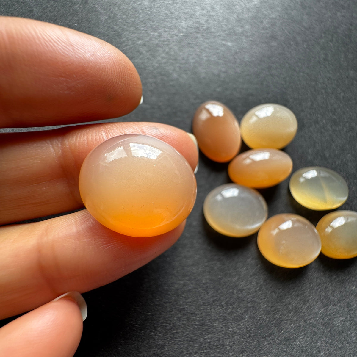 Moonstone cabochons