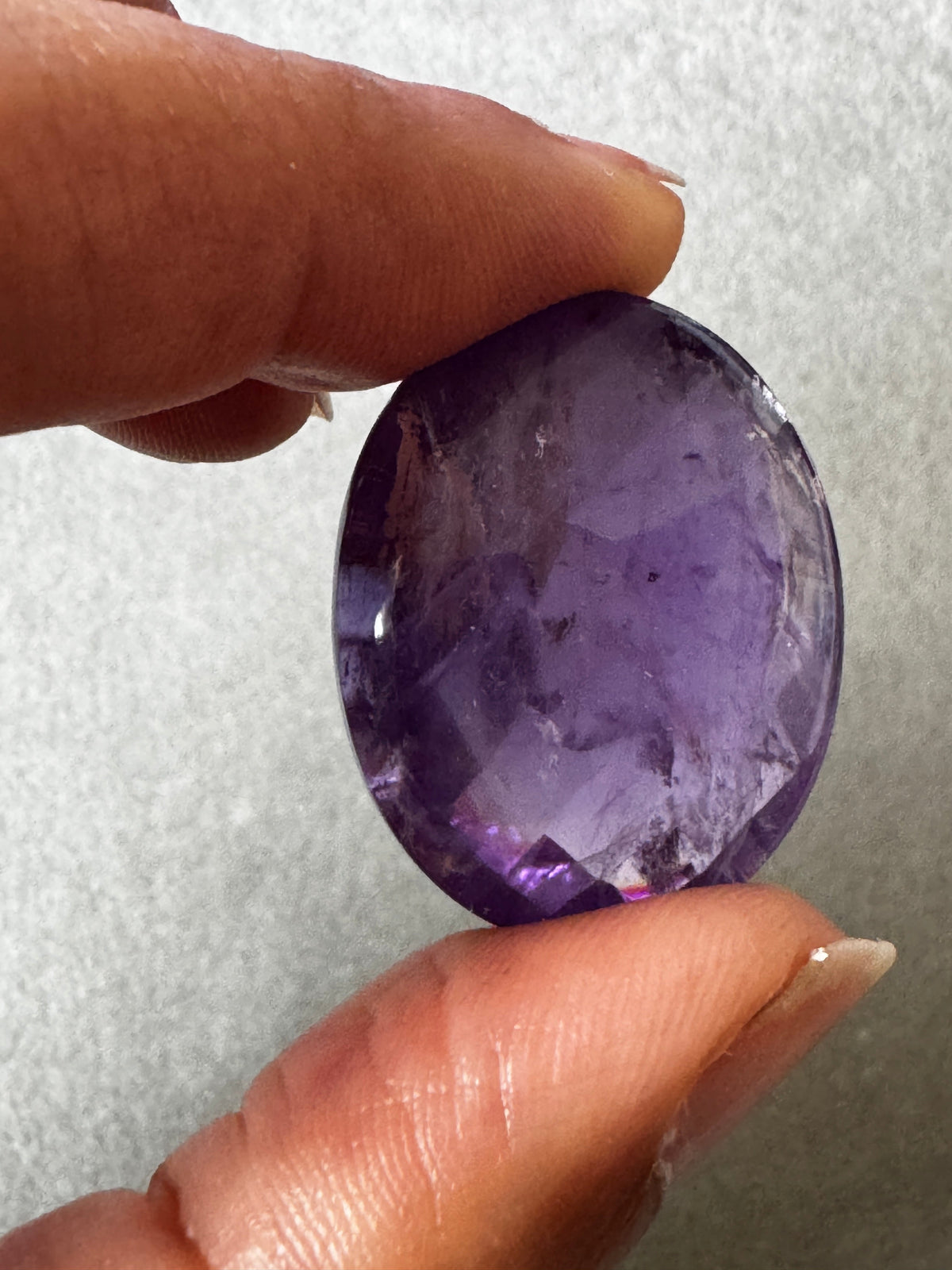 Amethyst cabochons